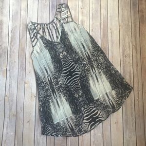 Arden B Animal Print Top